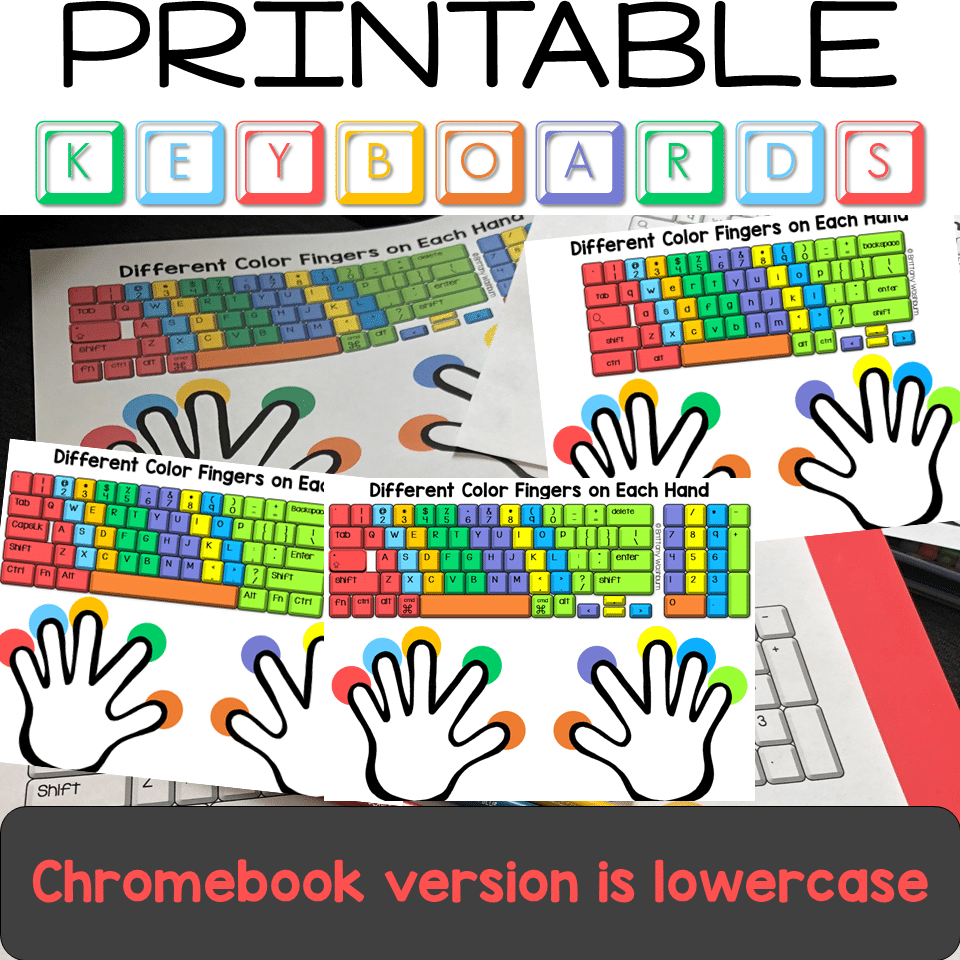 Free Chromebook Keyboard Printable Practice Sheets