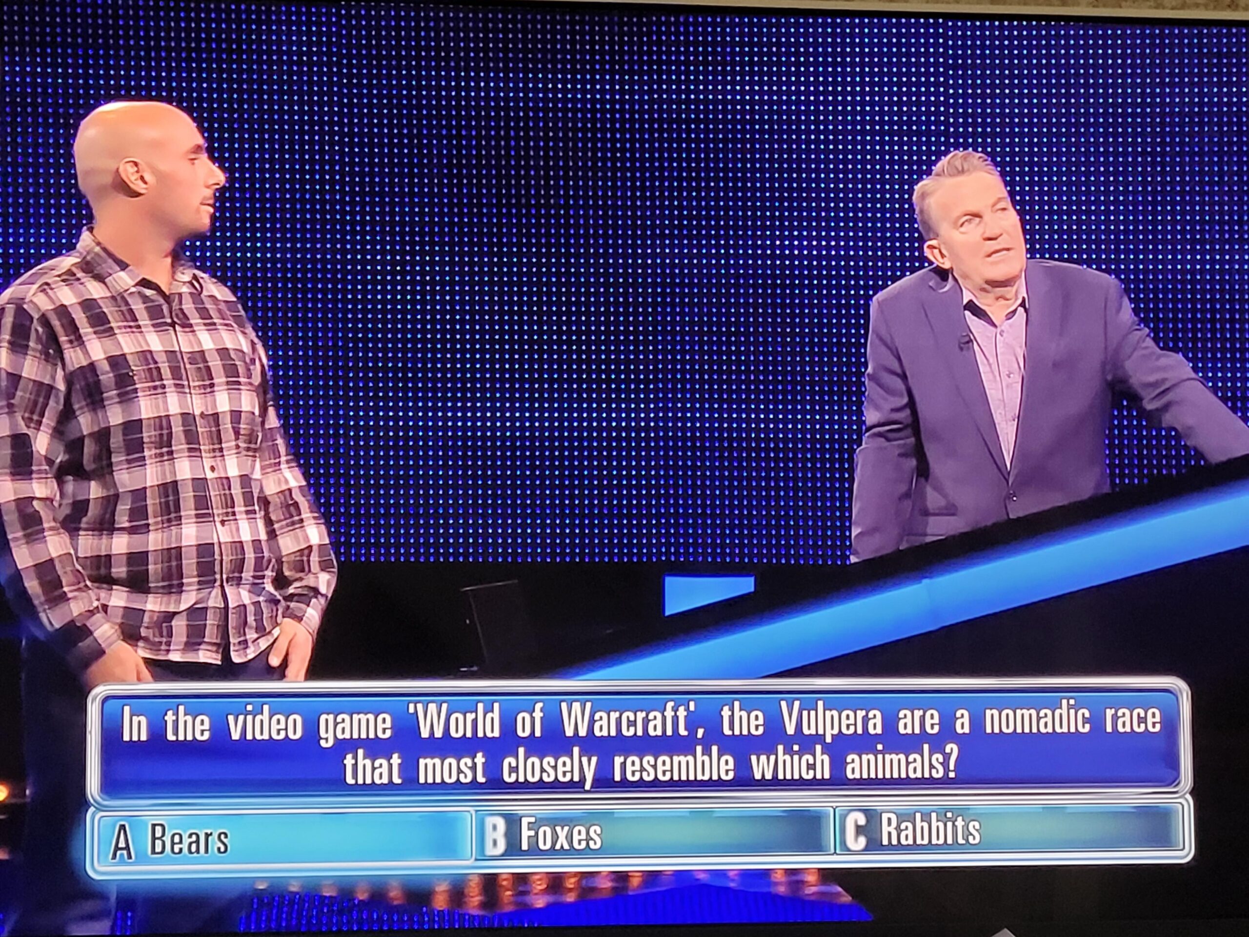UK The Chase Question Today Both The Constant And The Chaser Knew R wow