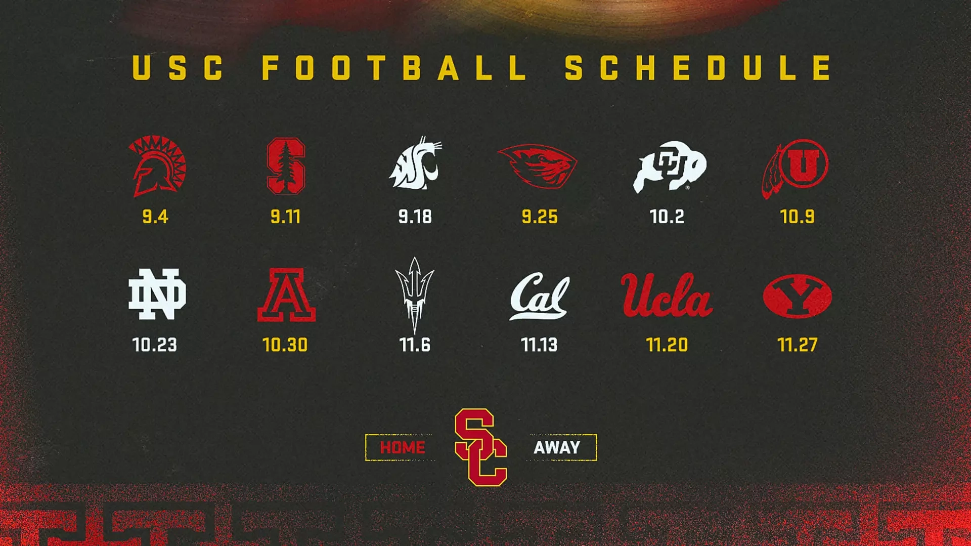 USC s 2021 Football Schedule Announced USC Athletics