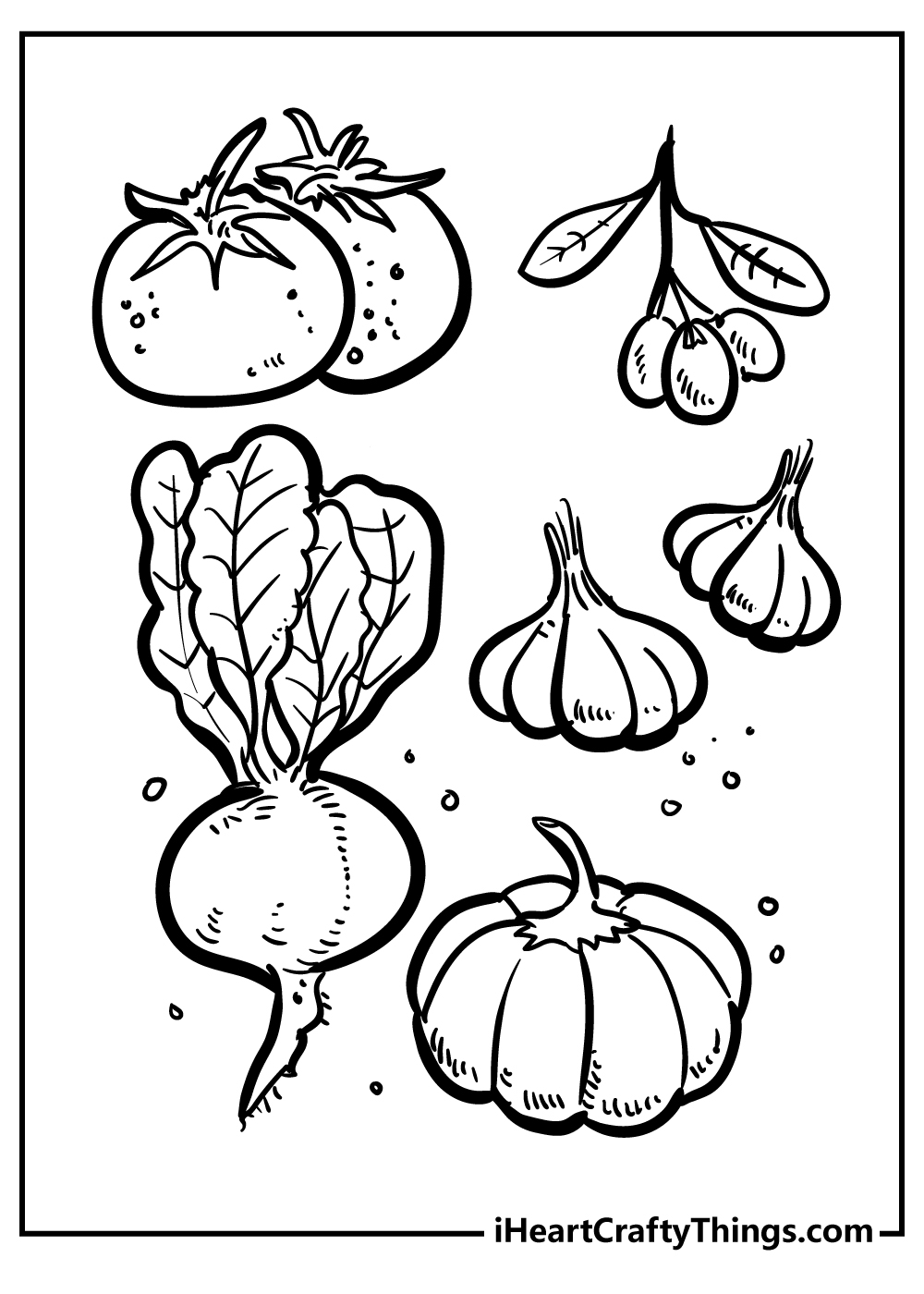 Vegetable Coloring Pages 15 Free Printables  Vegetable Coloring Pages 15 Free Printables