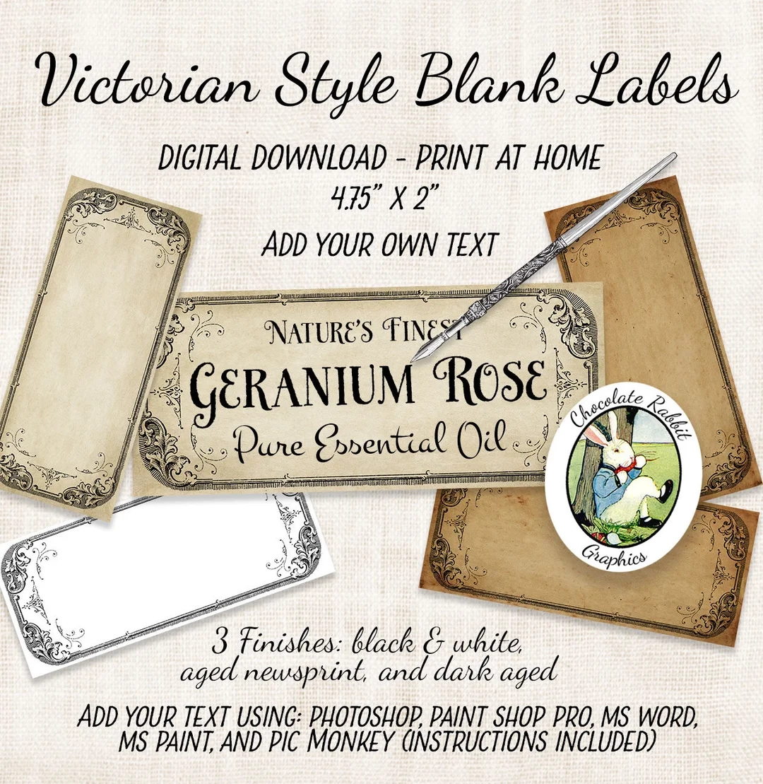 Old Fashioned Blank Printable Shop Sign