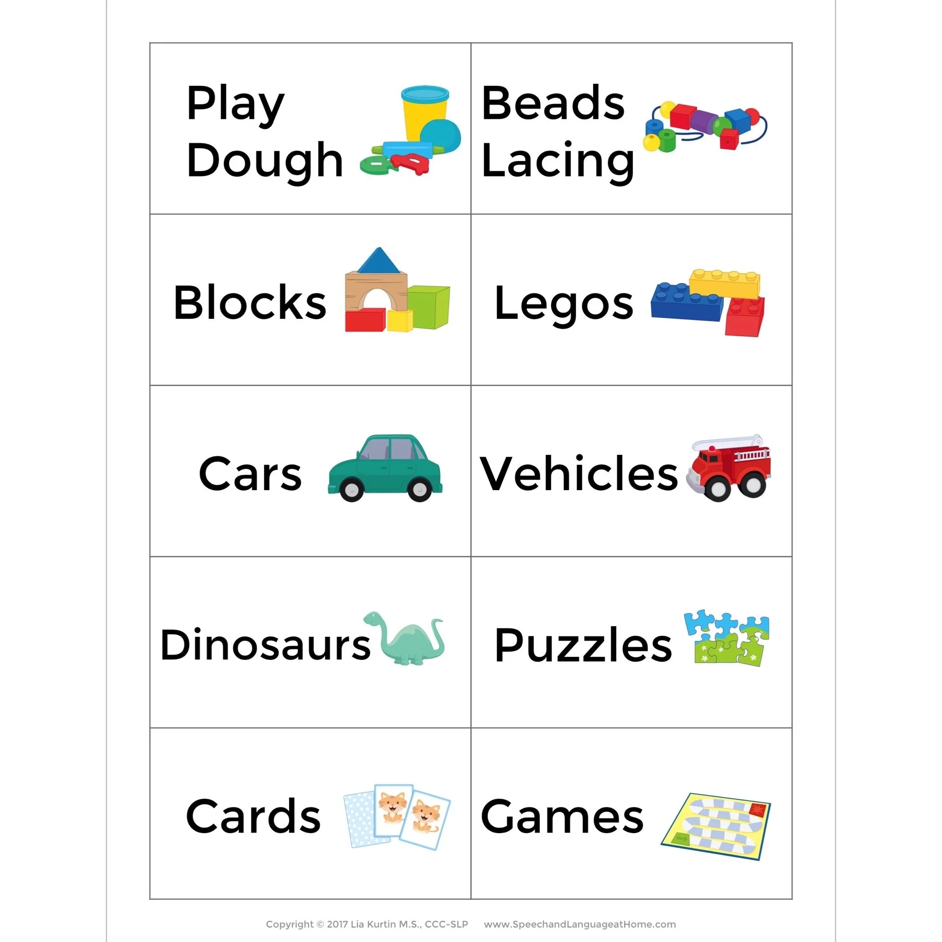 Visual Schedule For Daily Routines Picture Card Printables SLP