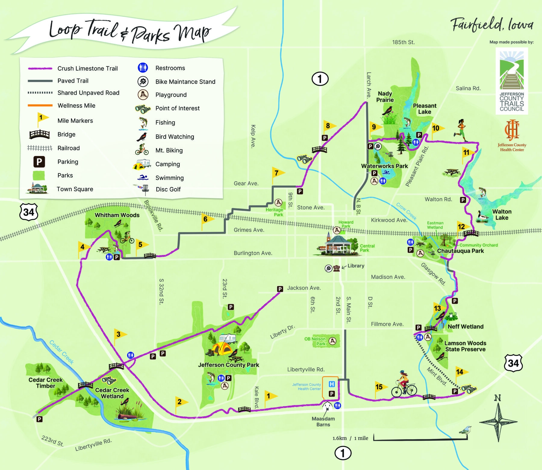 Walk And Bike Trails Archives Fairfield Iowa Tune Into Our Vibe 