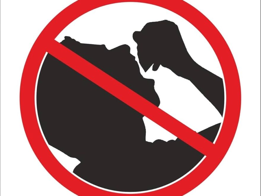 WARNING SIGNS NO TOBACCO CHEWING SELF ADHESIVE NO NAILING JUST STICK IT UP Amazon in Industrial Scientific