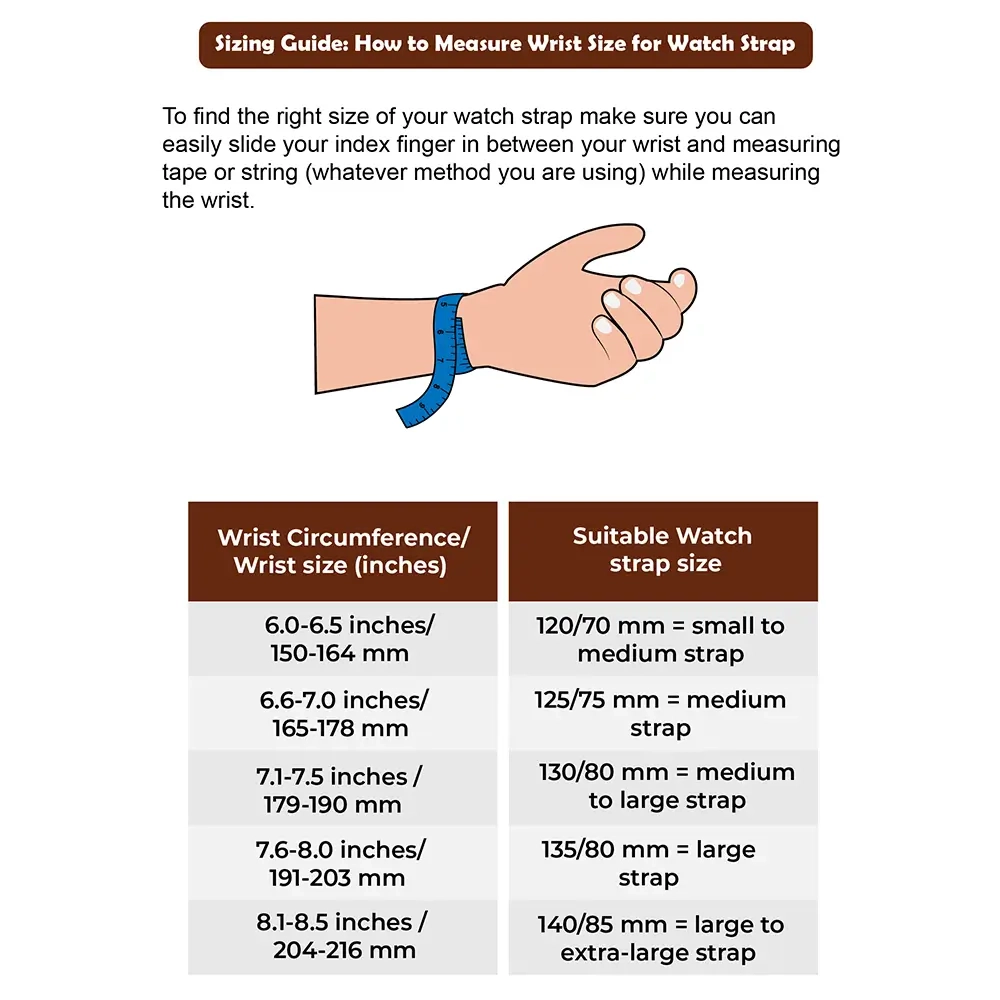Watchband Milmeter Guide Printable