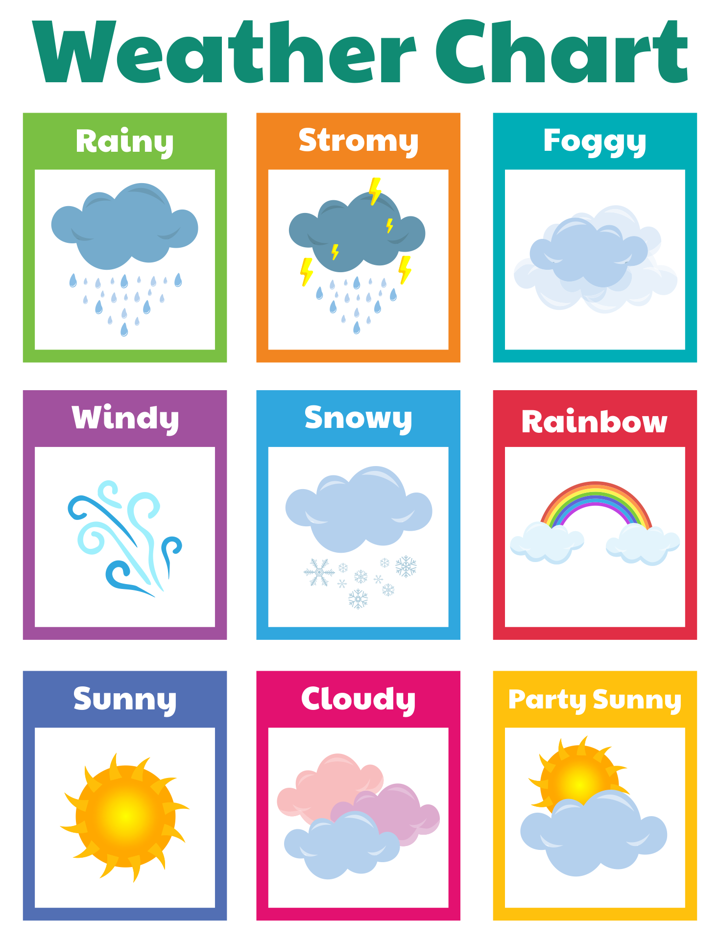 Weather Chart For Kindergarten 10 Free PDF Printables Printablee Worksheets Library