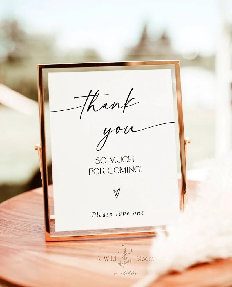 Wedding Thank You Sign Free Printable Wedding Thank You Sign Free Printable