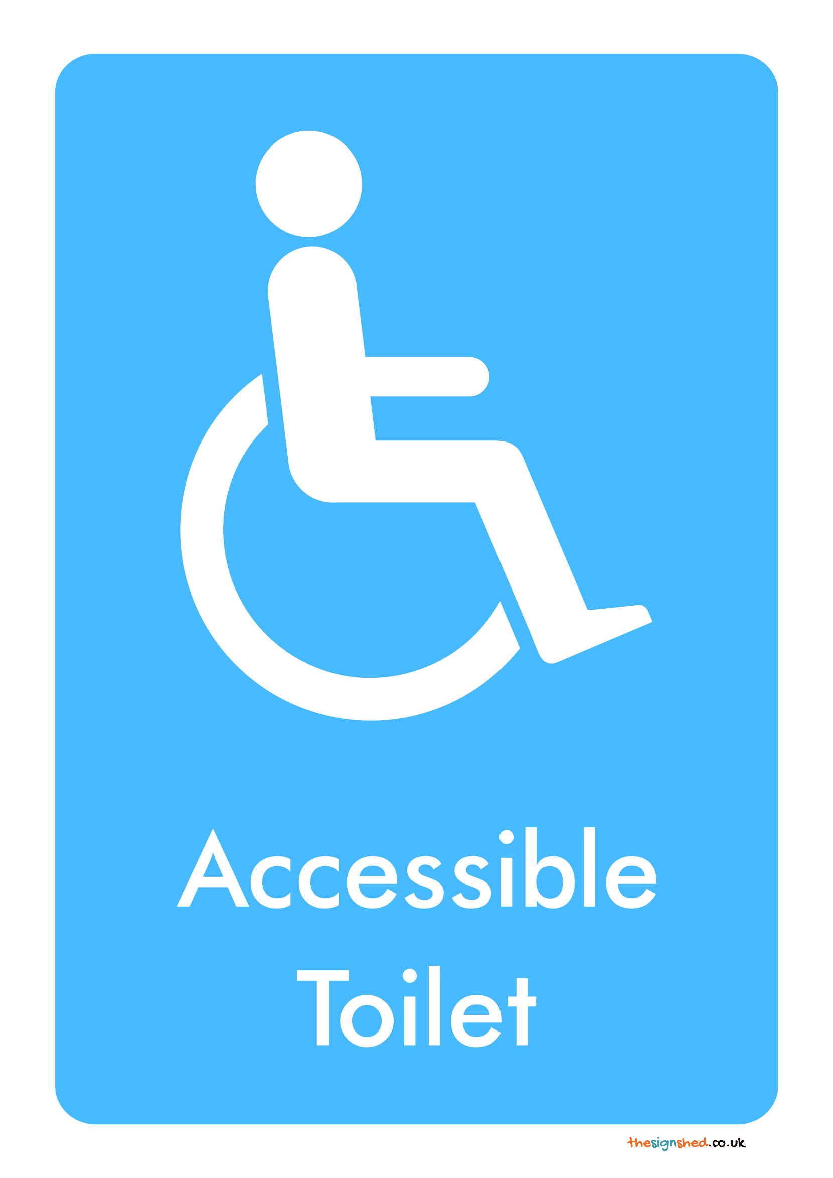 Wheelchair Signs Poster Template