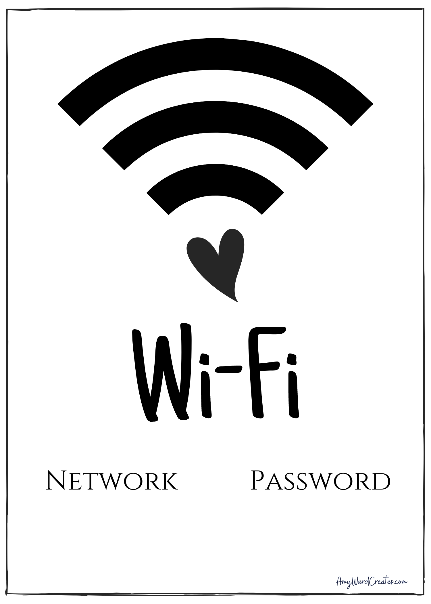 Free Wifi Sign Printable Free Wifi Sign Printable
