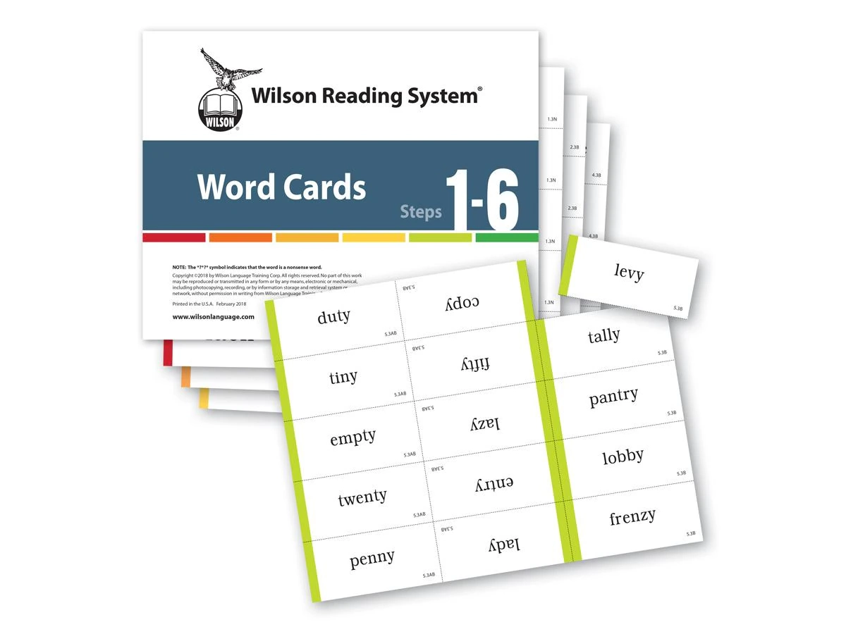 WRS Word Cards Steps 1 6 4th Edition