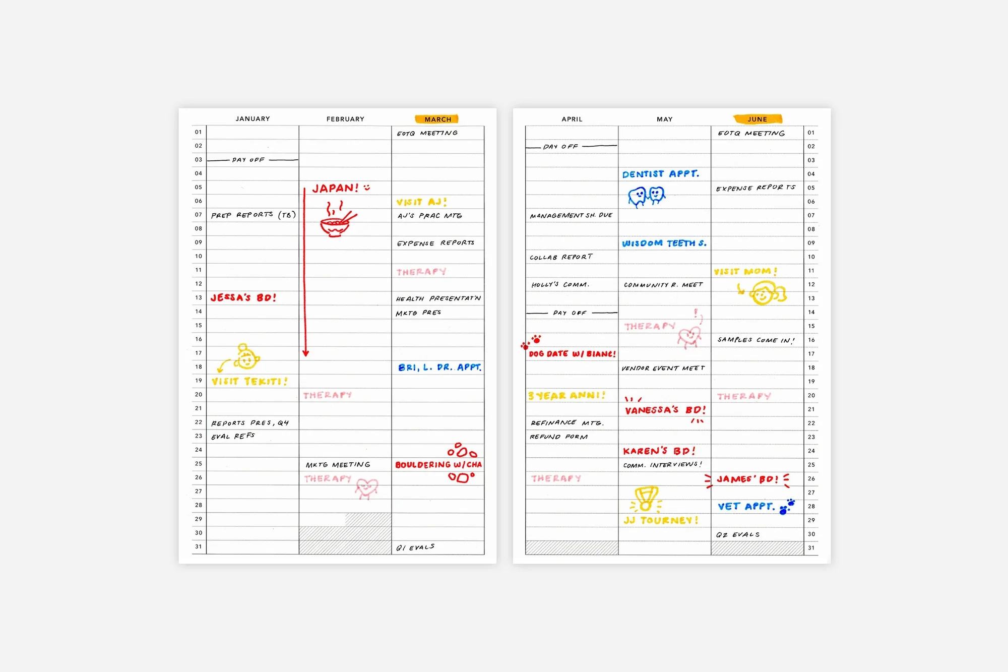 Yearly Overview PDF Free Printable Passion Planner Yearly Overview PDF Free Printable Passion Planner