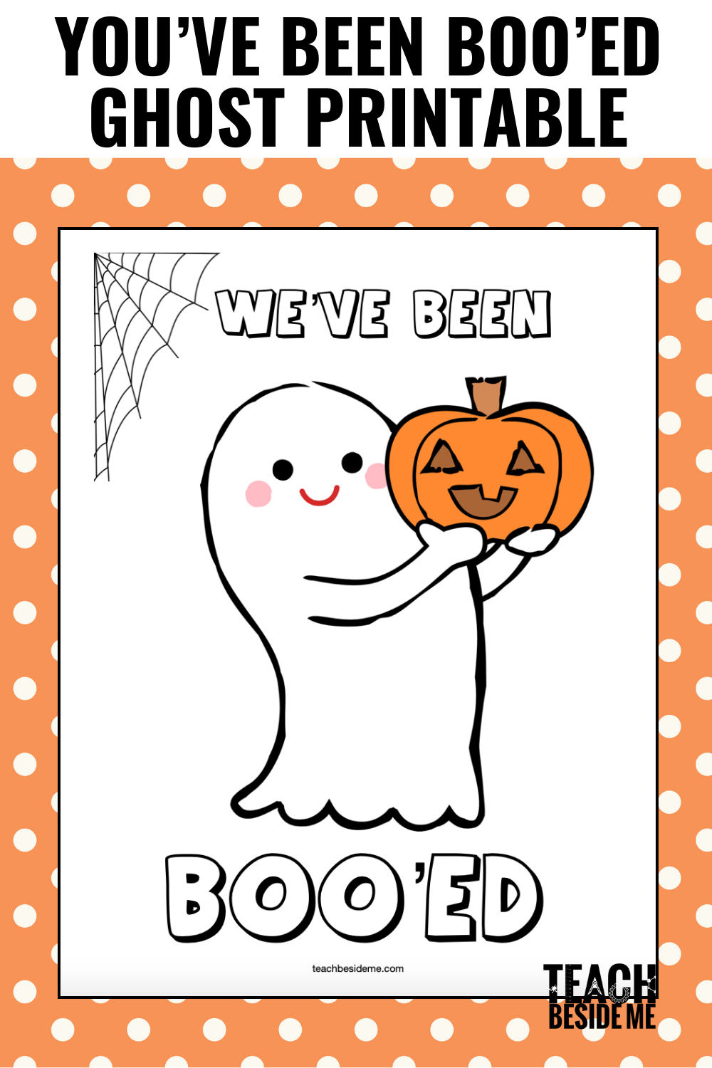 Free Printable Weve Been Booed Sign