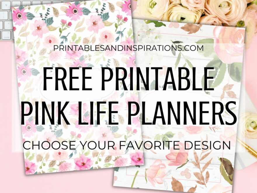 Your Free 2025 2026 Pink Life Planner Printable Is Here Printables And Inspirations