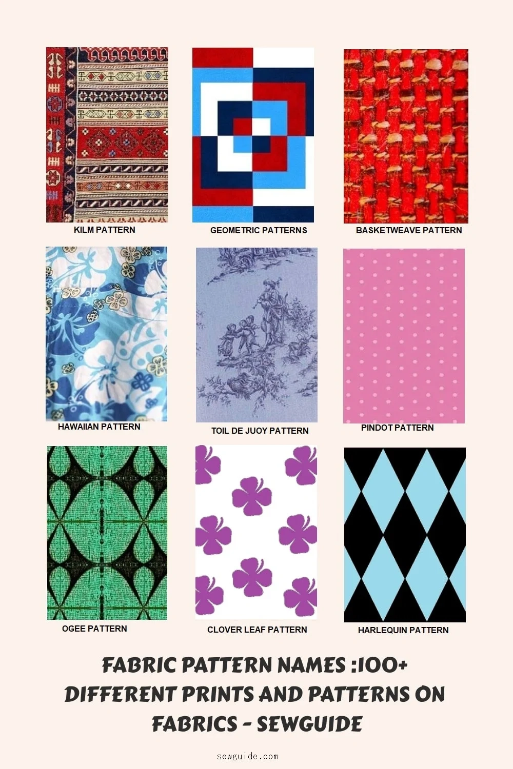 Your Guide To 100 Fabric Prints And Patterns With Pictures Video SewGuide